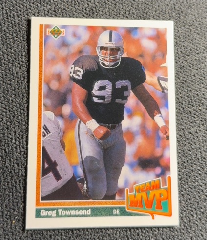 1991 Upper Deck #463 Greg Townsend — front