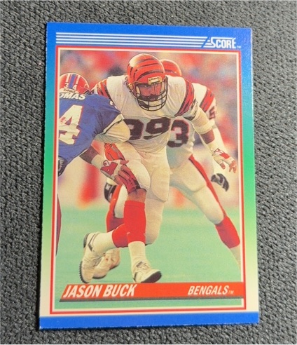 1990 Score #18 Jason Buck — front