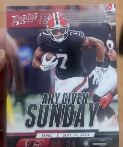 2024 Panini Prestige Any Given Sunday #AGS-BRN Bijan Robinson — front