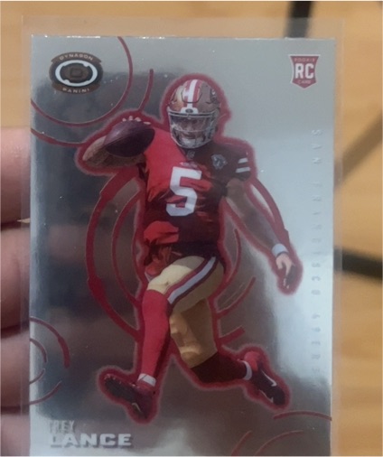 2021 Panini Chronicles Dynagon Rookies #D-5 Trey Lance — front