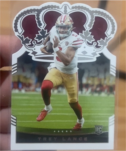 2021 Panini Chronicles Crown Royale #CR-3 Trey Lance — front