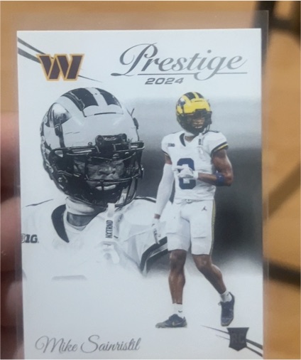 2024 Panini Prestige #337 Mike Sainristil — front