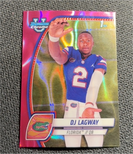 2024 Bowman Chrome University #63 DJ Lagway — front