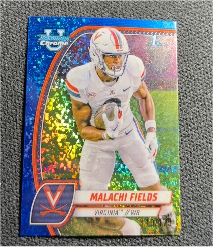 2024 Bowman Chrome University #124 Malachi Fields — front