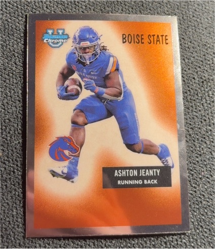 2024 Bowman Chrome University #55B-21 Ashton Jeanty — front