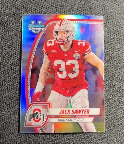 2024 Bowman Chrome University #79 Jack Sawyer — front