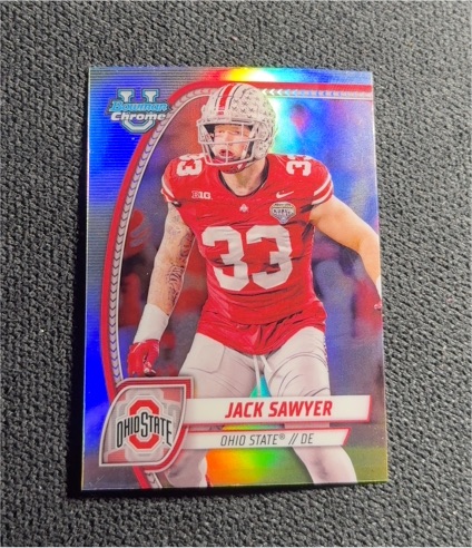 2024 Bowman University Chrome #79 Jack Sawyer — front