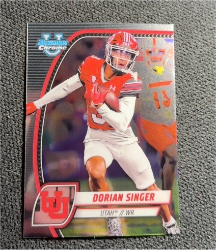2024 Bowman Chrome University #68 Dorian Singer — front