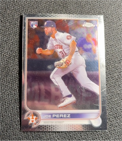 2022 Topps Chrome Update #USC186 Joe Perez — front