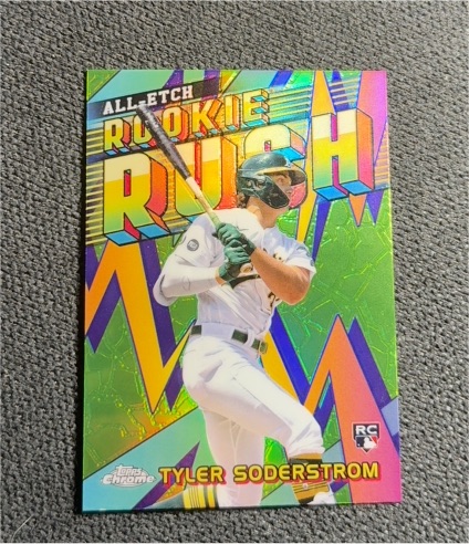 2024 Topps Chrome All-Etch Rookie Rush #CERR-20 Tyler Soderstrom — front