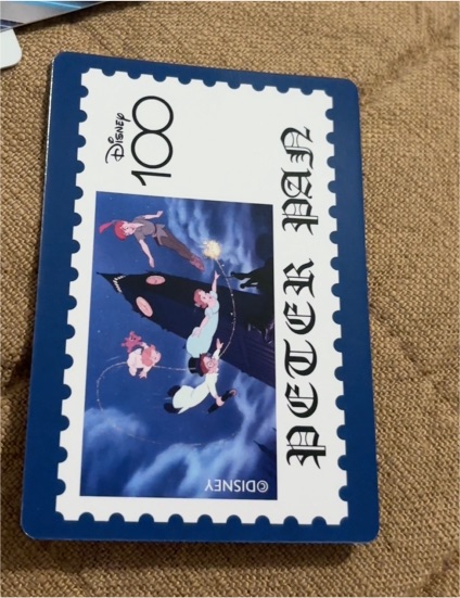 2023 Bandai Carddass Disney 100 Peter Pan Night Sky Stamp — front
