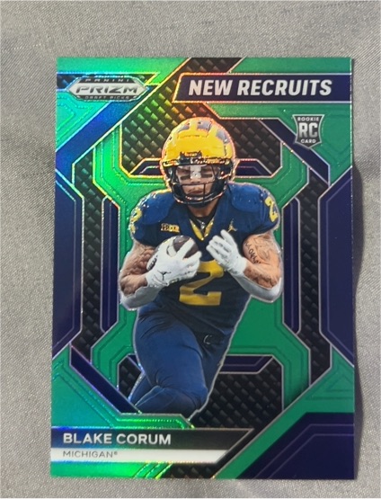 2024 Panini Prizm Draft Picks New Recruits #NR-BC Blake Corum — front