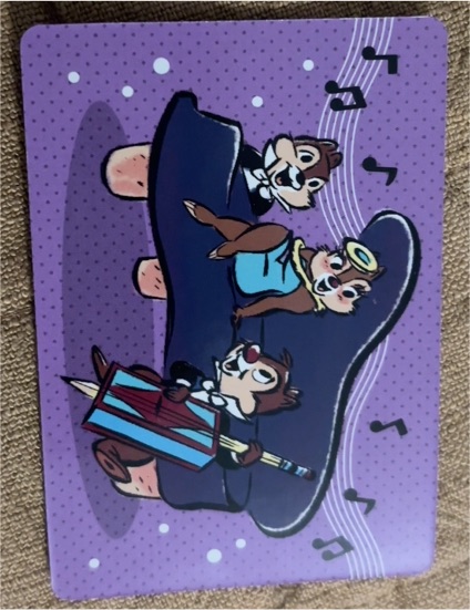2023 Bandai Disney 100 Wonder Card Collection #Chip and Dale with Clarice — front