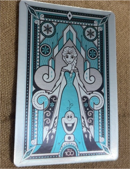 2023 Bandai Carddass Disney 100 Elsa Frozen — front