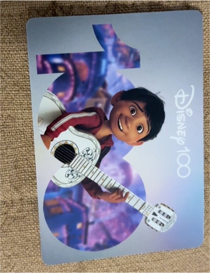 2024 Disney 100 Bandai Carddass Miguel Rivera — front