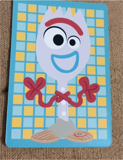 2023 Bandai Disney 100 Wonder Card #100 Forky — front