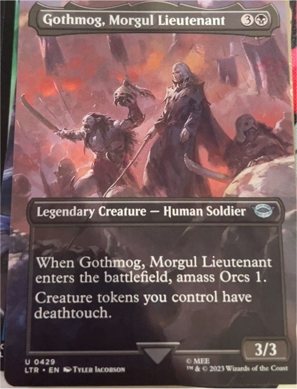 2023 Lord of the Rings: Tales of Middle-earth #429 Gothmog, Morgul Lieutenant — front