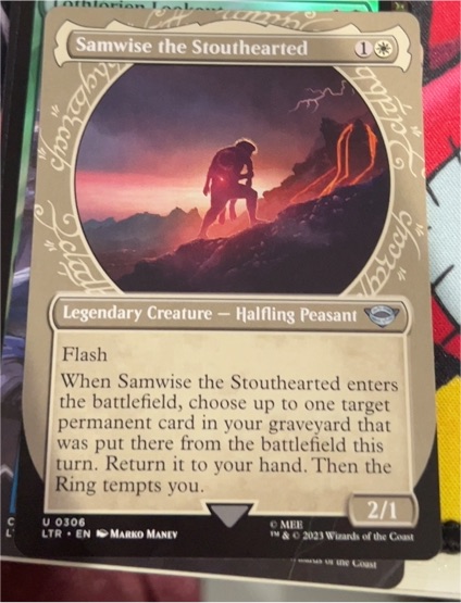 2023 MTG Samwise the Stouthearted #306 — front