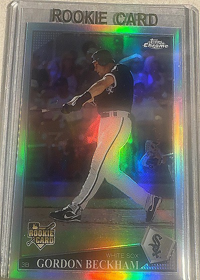 2008 Topps Chrome Rookie Card Gordon Beckham — front