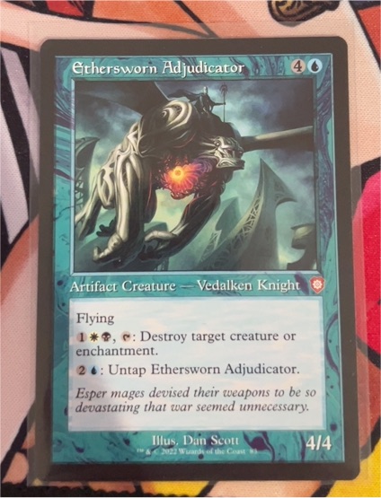 2022 Magic: The Gathering The Brothers' War #83 Ethersworn Adjudicator — front