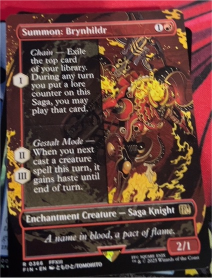 2023 MTG Final Fantasy #366 Summon: Brynhildr — front