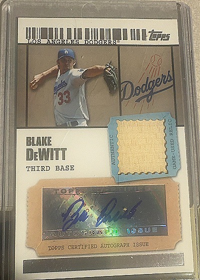 2009 Topps Ticket To Stardom #TSAR-BD Blake DeWitt — front