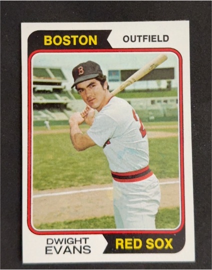 1974 Topps #351 Dwight Evans — front