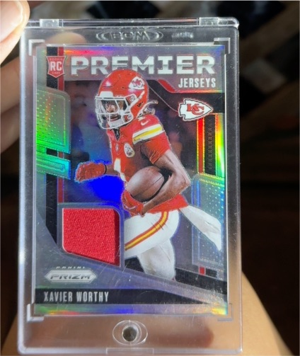 2024 Panini Prizm Premier Jerseys #PJ-XWY Xavier Worthy — front