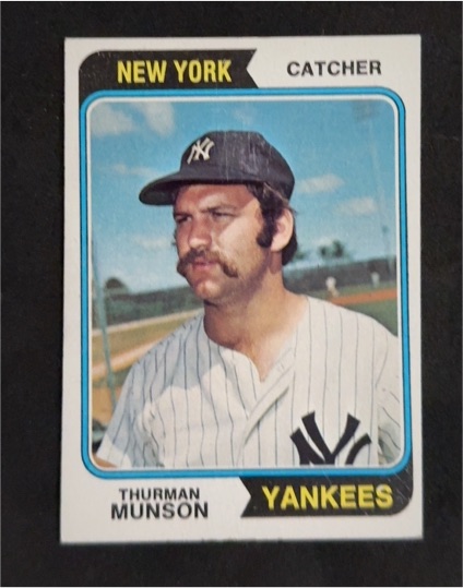 1974 Topps #340 Thurman Munson — front