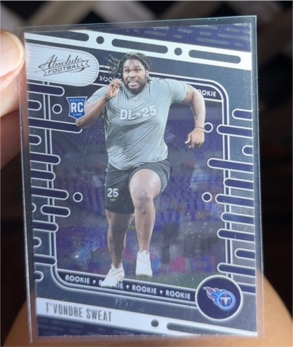 2024 Panini Absolute #138 T'Vondre Sweat — front