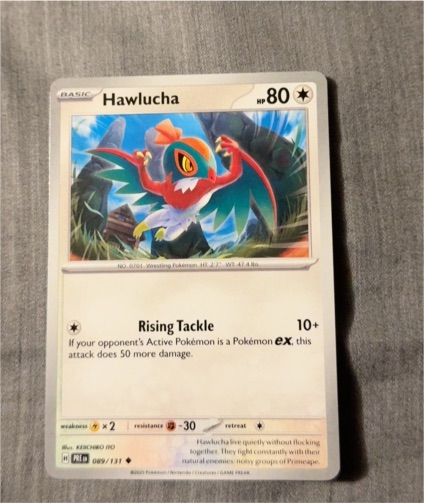 2025 Pokémon TCG Prismatic Evolutions #089 Hawlucha — front