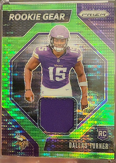 2024 Panini Prizm Rookie Gear #RG-DTR Dallas Turner — front