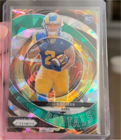 2024 Panini Prizm #8 Blake Corum Portals — front