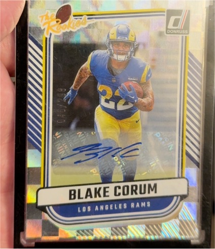 2024 Donruss #TR-29 Blake Corum The Rookies — front
