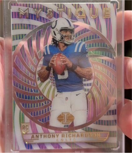 2023 Panini Illusions #2 Anthony Richardson Mystique Rookie Card — front