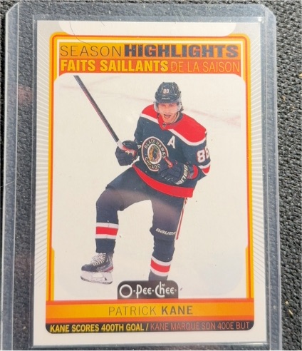 2021-22 O-Pee-Chee #592 Patrick Kane — front