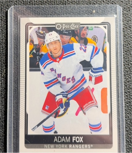 2021-22 O-Pee-Chee #20 Adam Fox — front