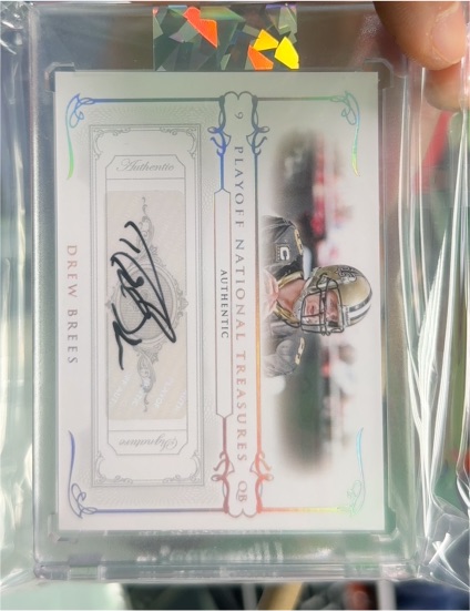 2007 Donruss Playoff National Treasures #03 Drew Brees — front
