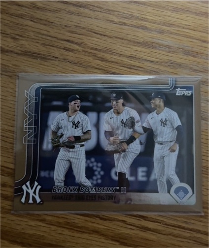 2025 Topps Series 1 #184 Bronx Bombers II Yankees Trio — front