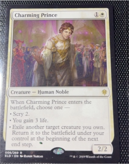 2019 Magic: The Gathering #8/269 Charming Prince — front