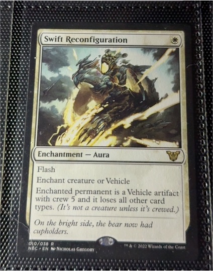 2022 Magic: The Gathering #010 Swift Reconfiguration — front