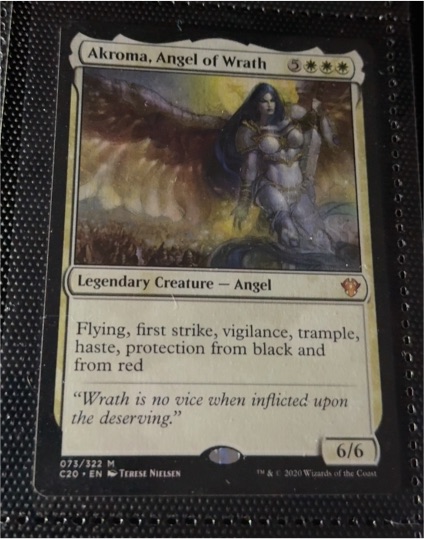 2020 Magic: The Gathering #073 Akroma, Angel of Wrath — front