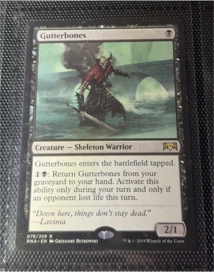 Gutterbones Ravnica Allegiance #076 — front