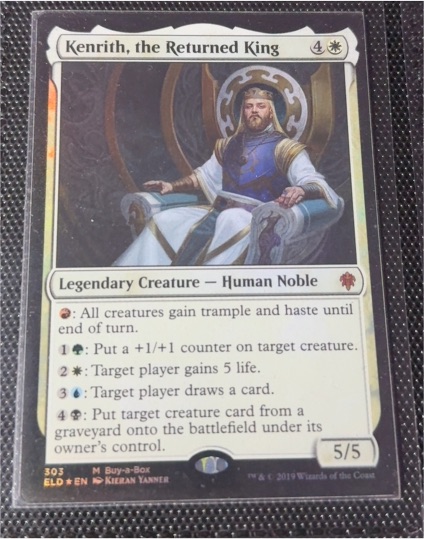 2019 Magic: The Gathering #303 Kenrith, the Returned King — front