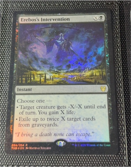 2020 Theros Beyond Death #094 Erebos's Intervention — front