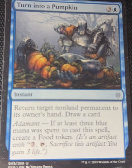 Turn into a Pumpkin #69 Throne of Eldraine — front