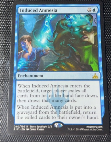 2018 Magic: The Gathering Rivals of Ixalan #040 Induced Amnesia — front