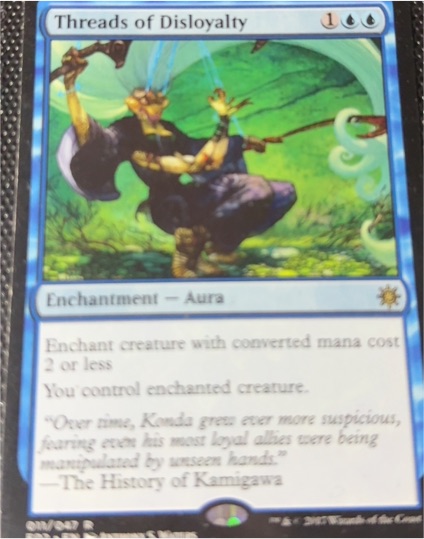 2004 Magic: The Gathering #11 Threads of Disloyalty — front