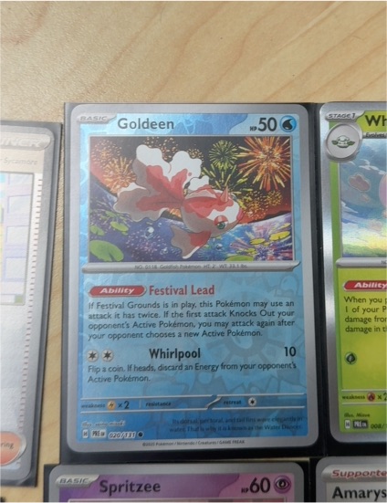 2023 Pokémon TCG Scarlet & Violet Prismatic Evolutions #20 Goldeen — front