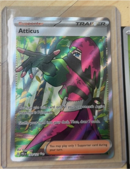 2024 Pokémon SV Prismatic Evolutions #133 Atticus — front